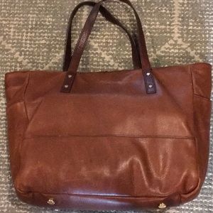 Jcrew leather tote